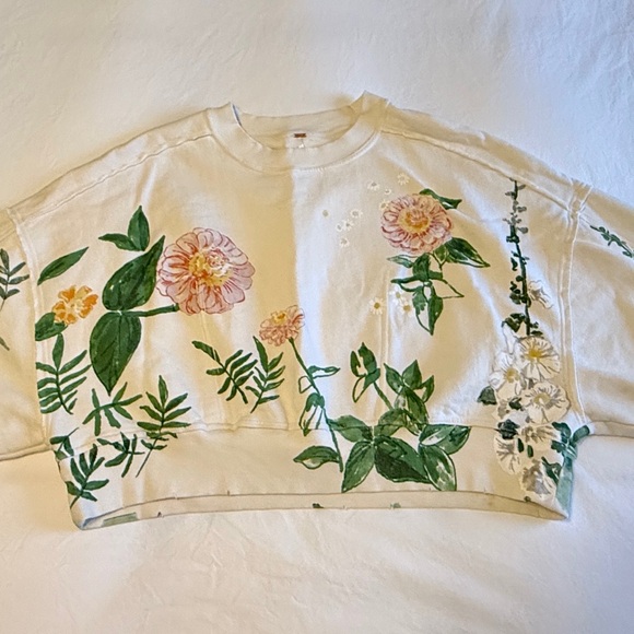 Free People Gaia Floral Sweatshirt - Picture 6 of 11